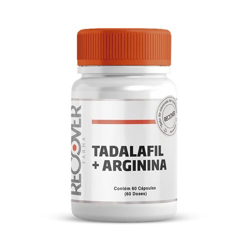 Tadalafil + Arginina - 60 Cápsulas (60 Doses)