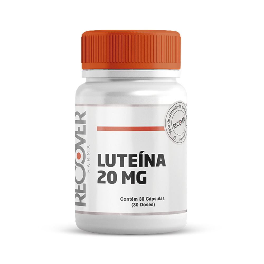 Luteína 20mg - 30 Cápsulas (30 Doses) - Recover Farma - Recover Farma