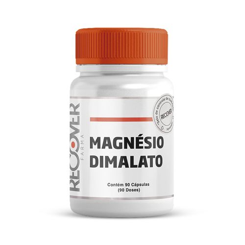 Magnésio Dimalato 300mg - 90 Cápsulas (90 Doses)