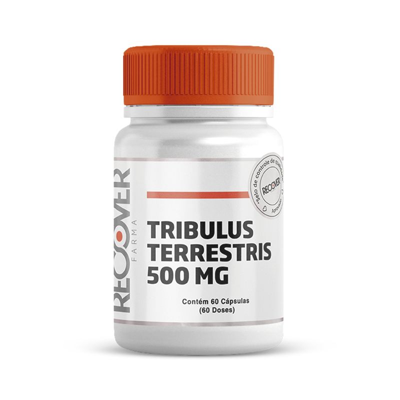 Tribulus Terrestris 500mg 60 Cápsulas 60 Doses Recover Farma 7338