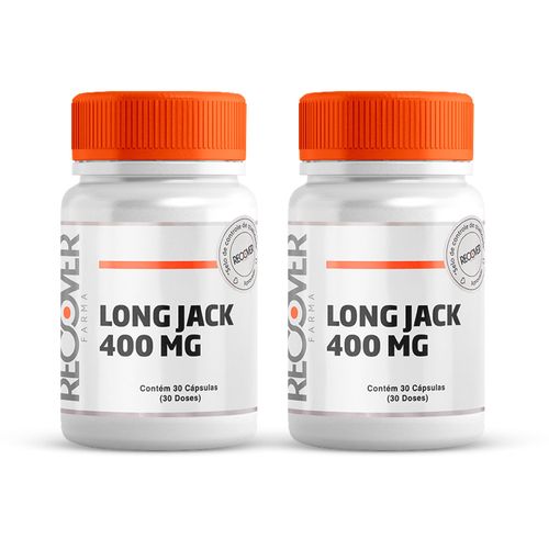 2x Long Jack 400mg - 30 Cápsulas (30 doses)