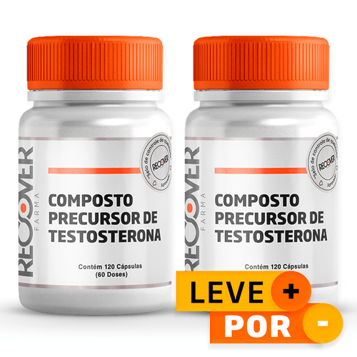 2x Composto Precursor de Testosterona - 120 cápsulas