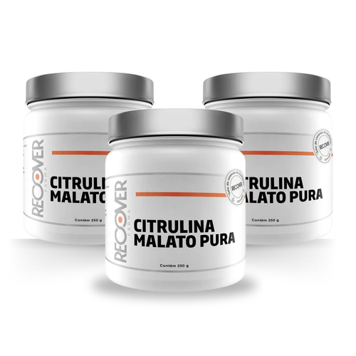 Kit com 3 Unidades de Citrulina Malato Pura 250g