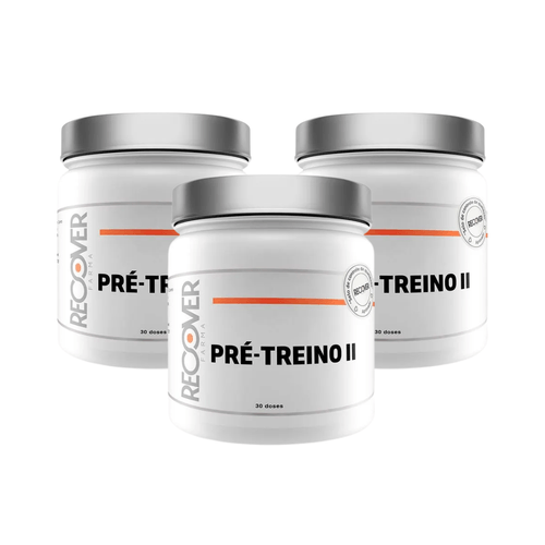 Kit com 3 unidades de Pré-Treino II - 30 doses