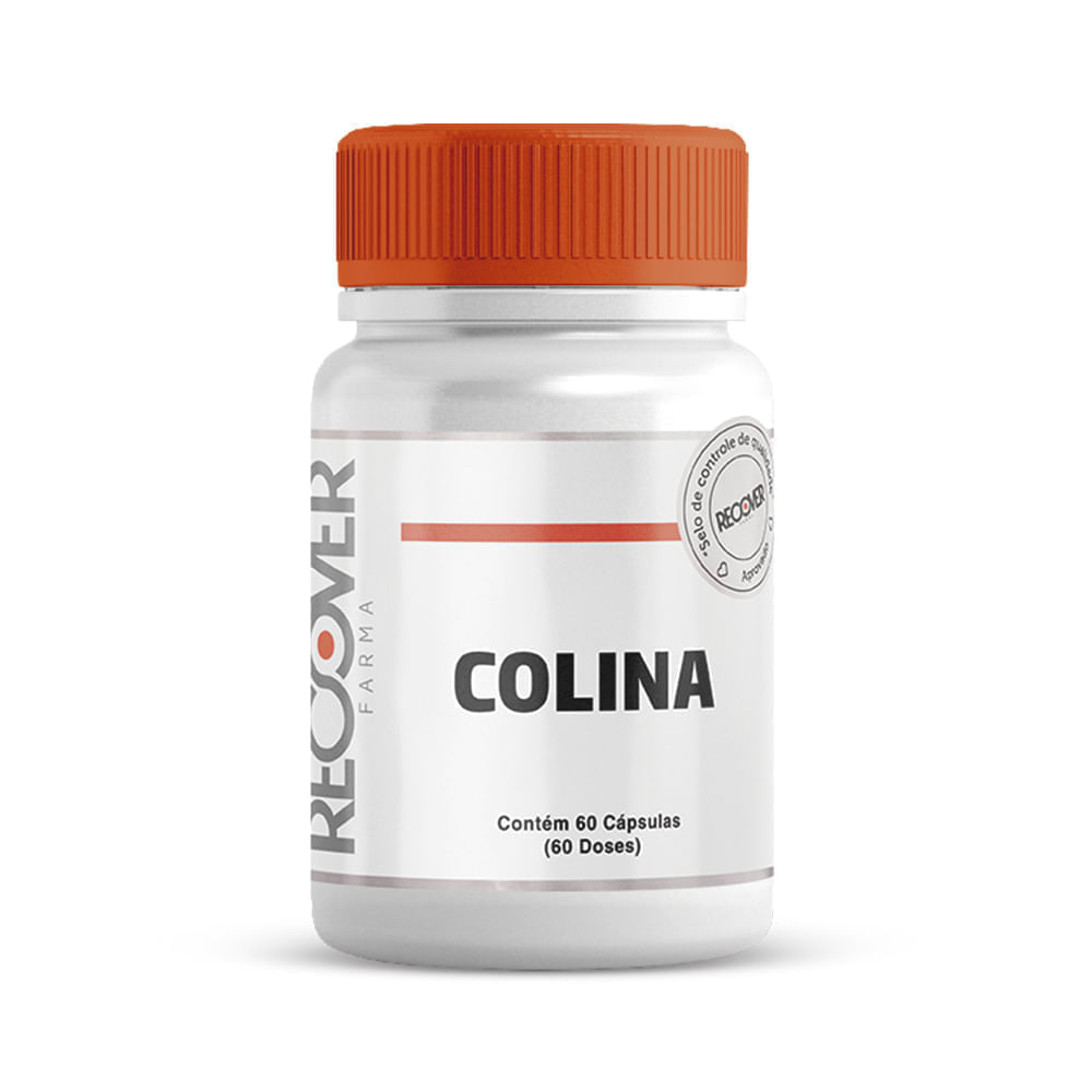 Colina 250mg 60 Cápsulas - Recover Farma