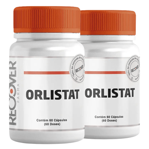 KIT com 2 unidades de Orlistat 120mg 60 Cápsulas